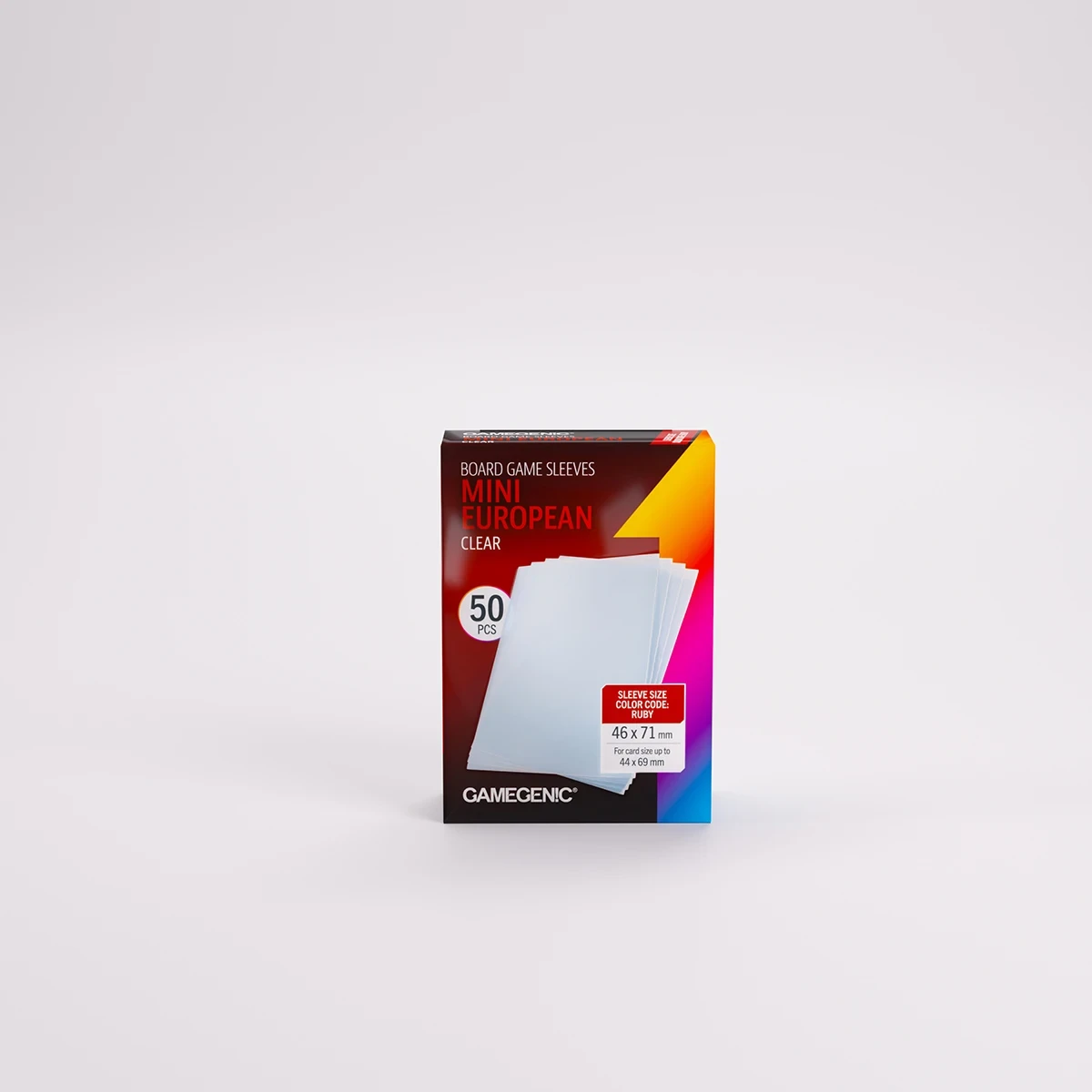 Board Game Sleeves - Mini European - Clear Matte