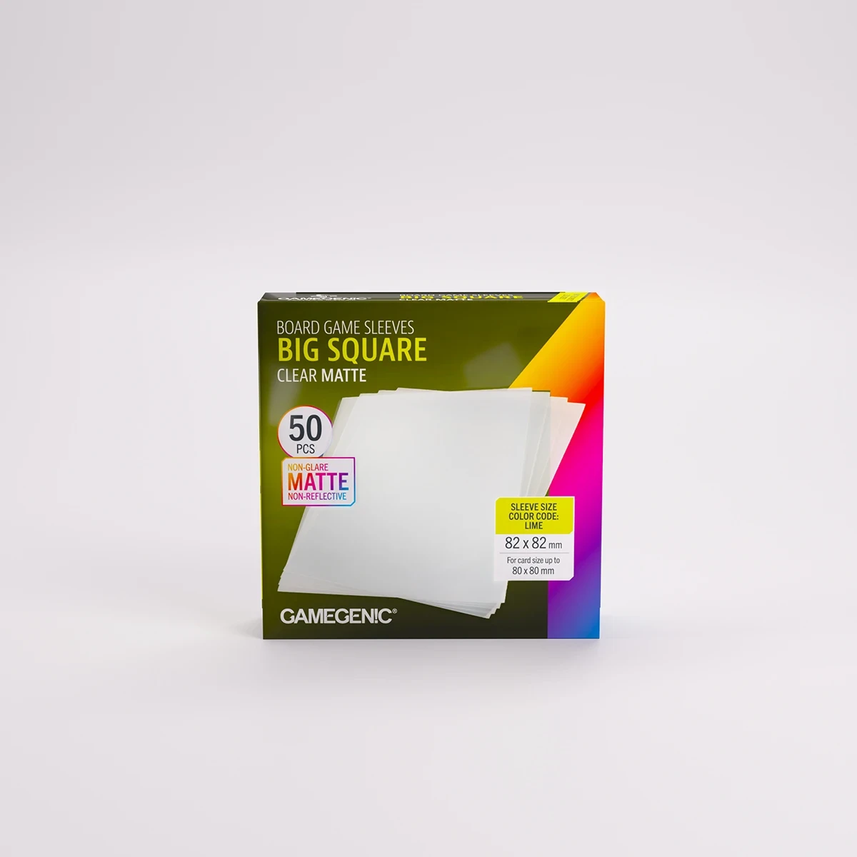 Board Game Sleeves - Big Square - Clear Matte