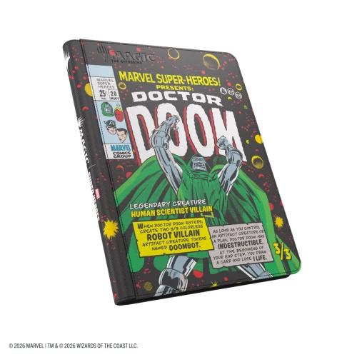 Magic: The Gathering | Marvel Super Heroes Zip-Up Album 18-Pocket - Doctor Doom/Spider-Man
