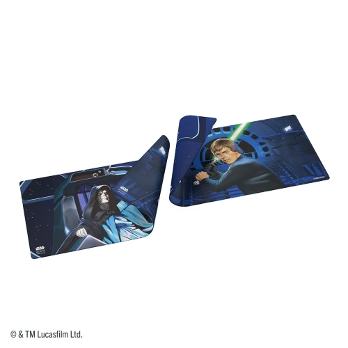 Double-Sided Game Mat - Jedi Luke Skywalker & Emperor Palpatine - Game Mat - Star Wars: Unlimited