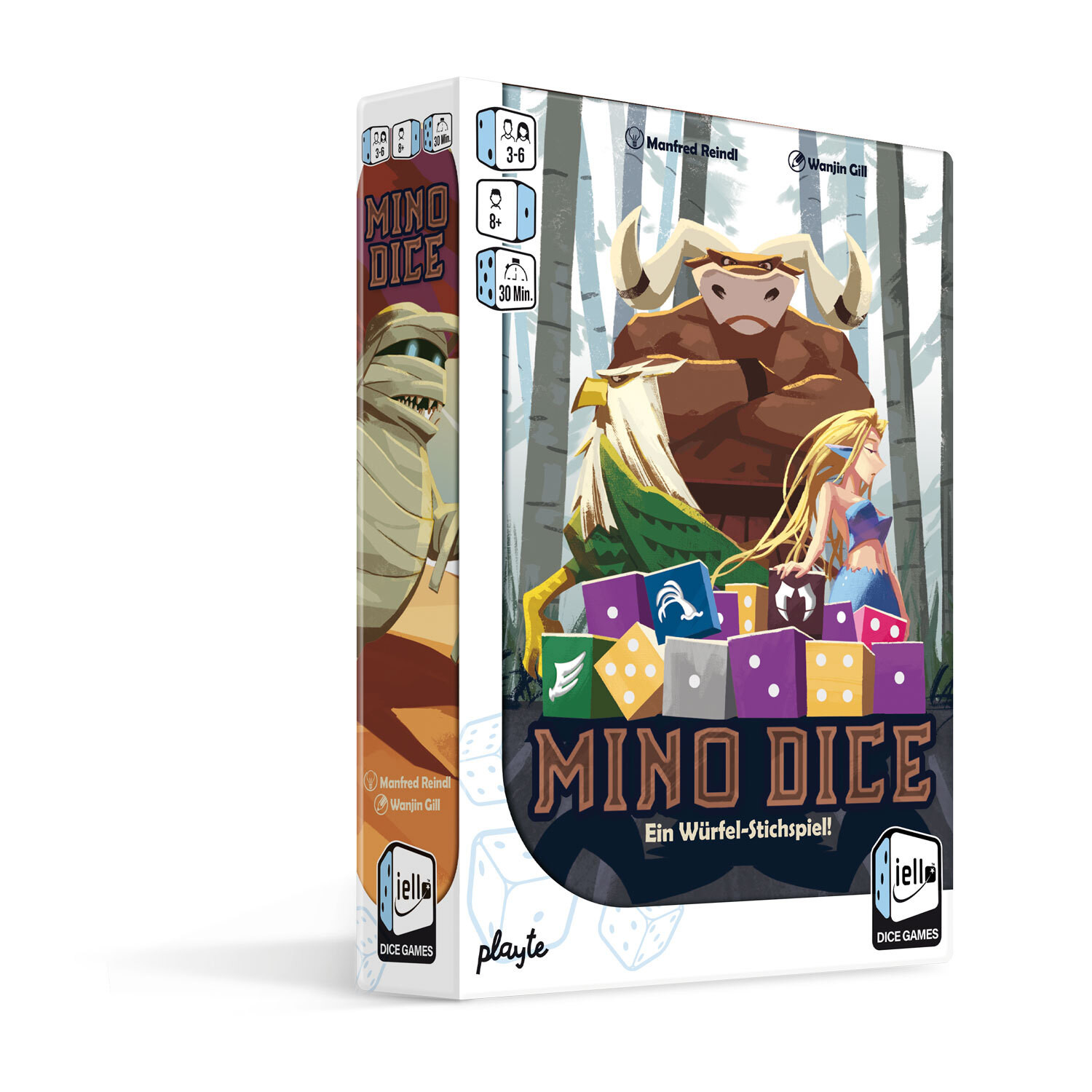 Mino Dice (DE) - Minotaurus sticht! (Reimplements: Skull King: Das Würfelspiel)