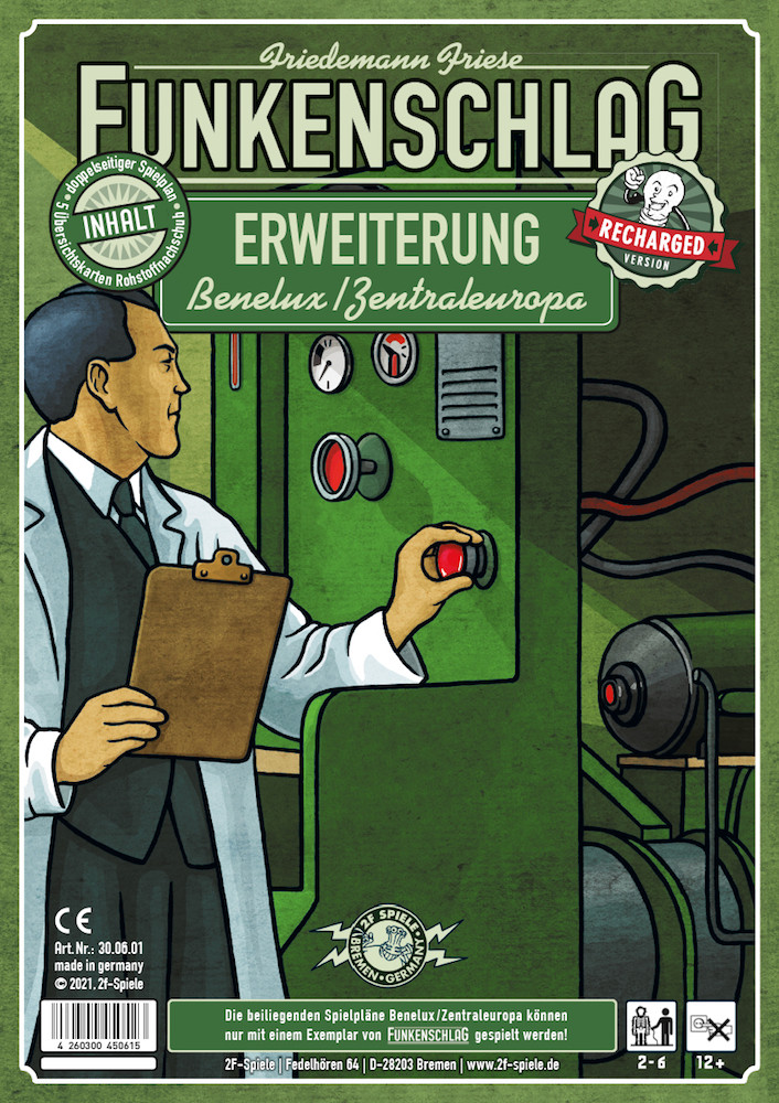Benelux/Zentraleuropa - Funkenschlag (Recharged Version)(2. Erweiterung)