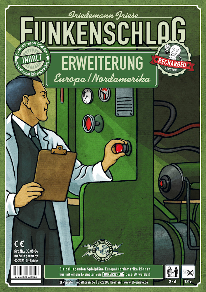 Europa/Nordamerika - Funkenschlag (Recharged Version)(13. Erweiterung)