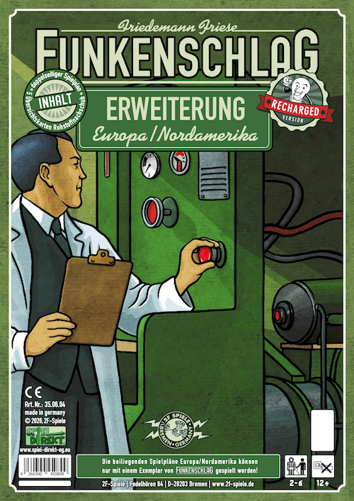 Europa/Nordamerika - Funkenschlag (Recharged Version)(13. Erweiterung)