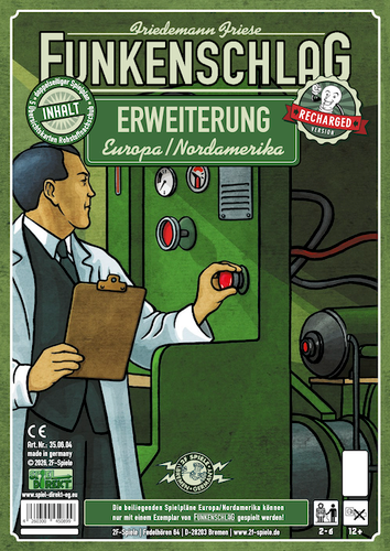 Europa/Nordamerika - Funkenschlag (Recharged Version)(13. Erweiterung)