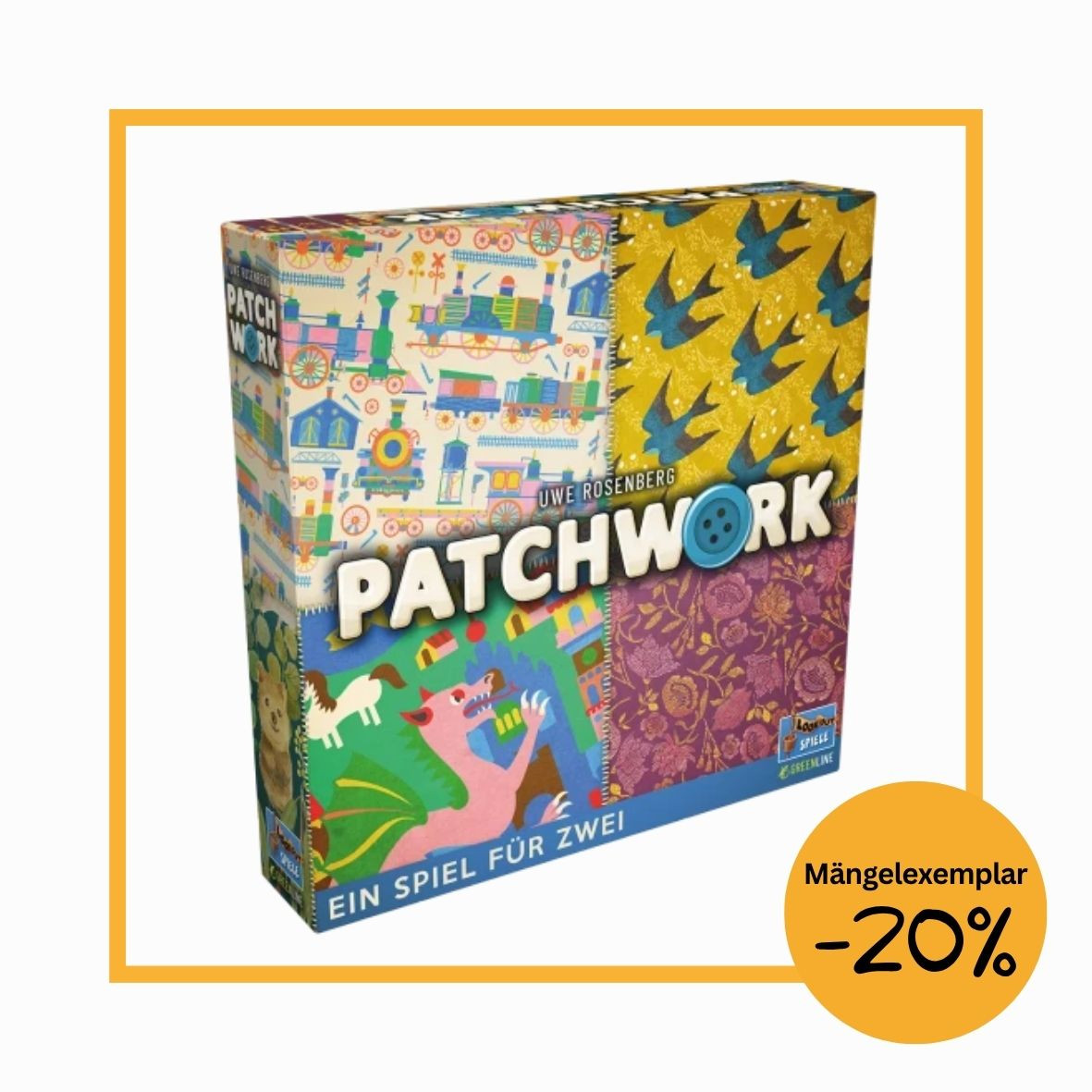 Patchwork (2-Spieler-Spiel) (Neues Design 2025) #Mängelexemplar#