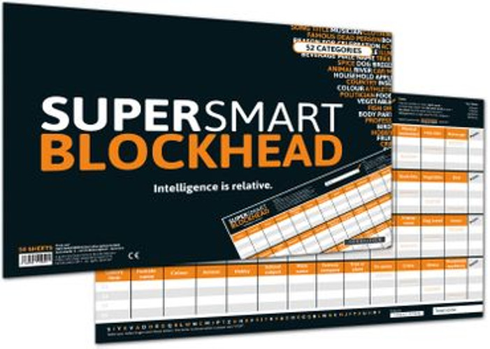 SUPERSMART BLOCKHEAD - Intelligence is relative.