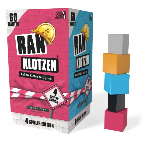 RANKLOTZEN - Auf die Klötze, fertig, los! (4 Spieler Edition)