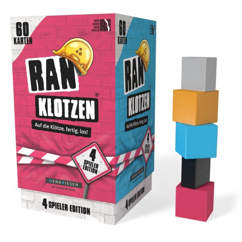 RANKLOTZEN - Auf die Klötze, fertig, los! (4 Spieler Edition)