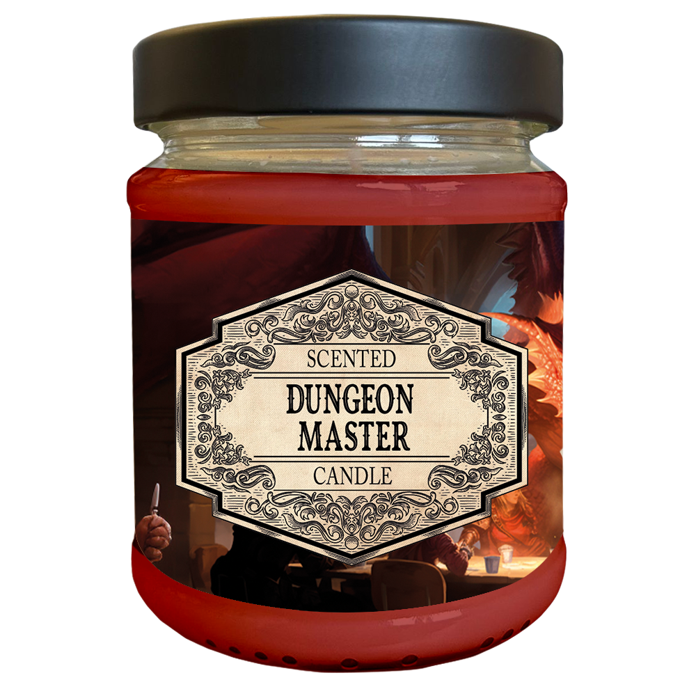 Scented Candle Dungeon Master with Surprise Dice