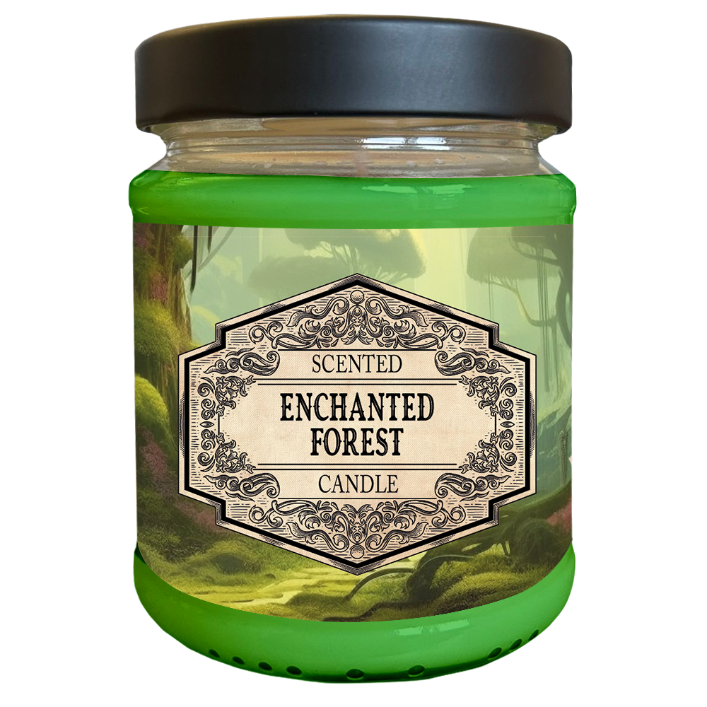 Scented Candle Enchanted Forest with Surprise Dice