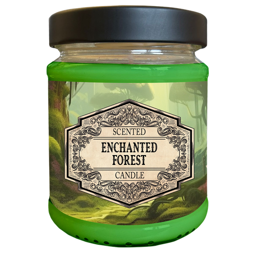 Scented Candle Enchanted Forest with Surprise Dice
