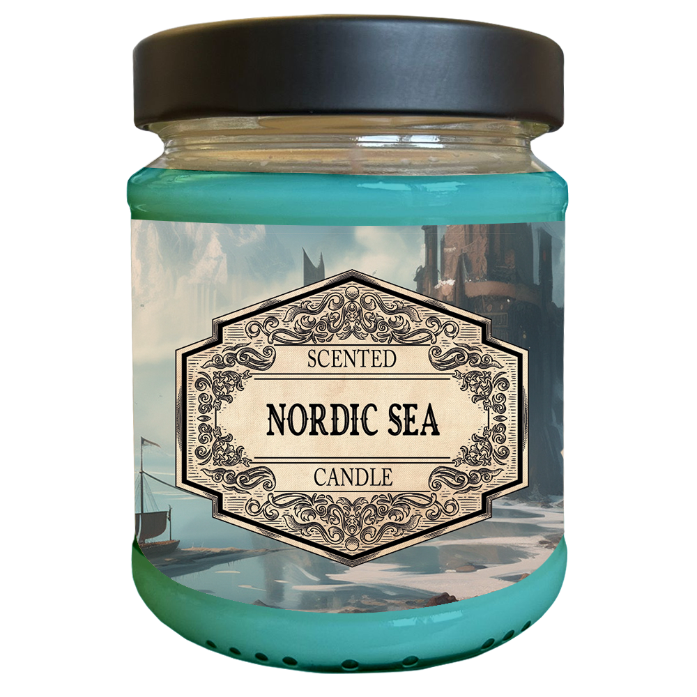 Scented Candle Nordic Sea with Surprise Dice