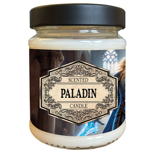 Scented Candle Paladin with Surprise Dice