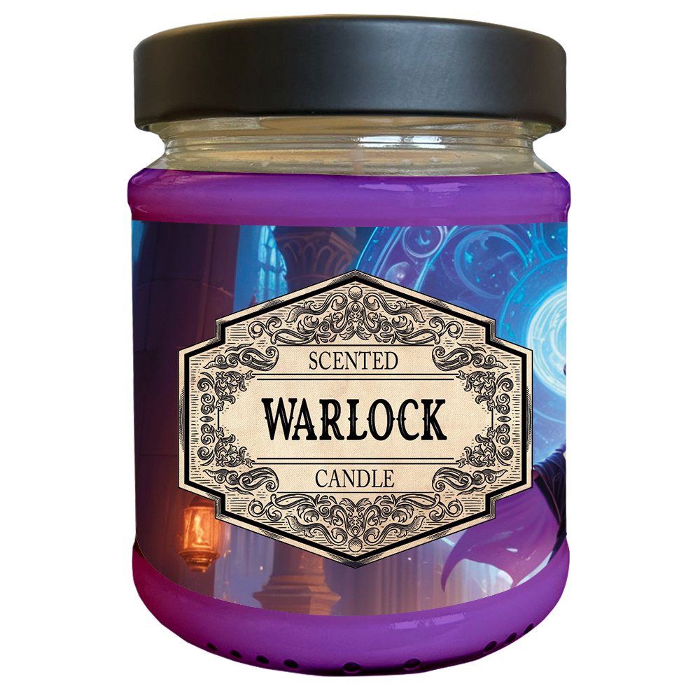 Scented Candle Warlock with Surprise Dice