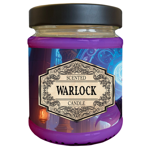 Scented Candle Warlock with Surprise Dice