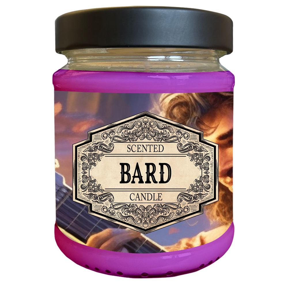 Scented Candle Bard with Surprise Dice