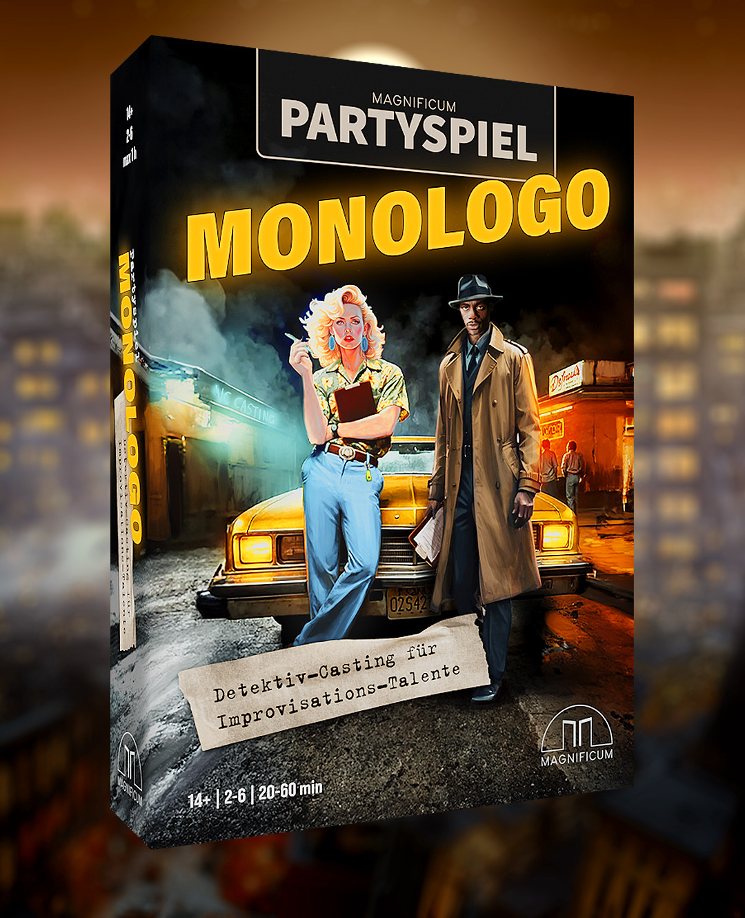 Monologo - Detektiv-Casting für Improvisations-Talente