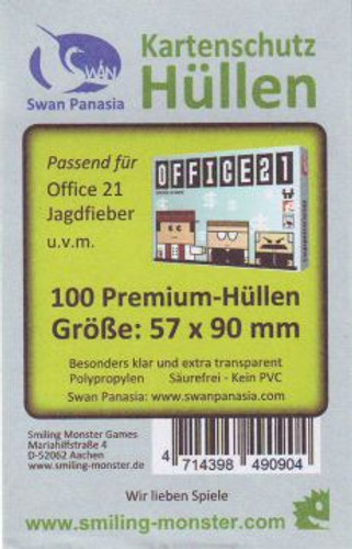Kartenhüllen Premium, 57 mm x 90 mm (Swan Panasia)