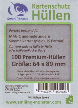 Kartenhüllen Premium, 64 mm x 89 mm (Swan Panasia)