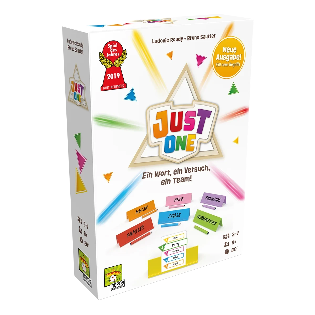 Just One - Neue Begriffe & Neues Design (DE)