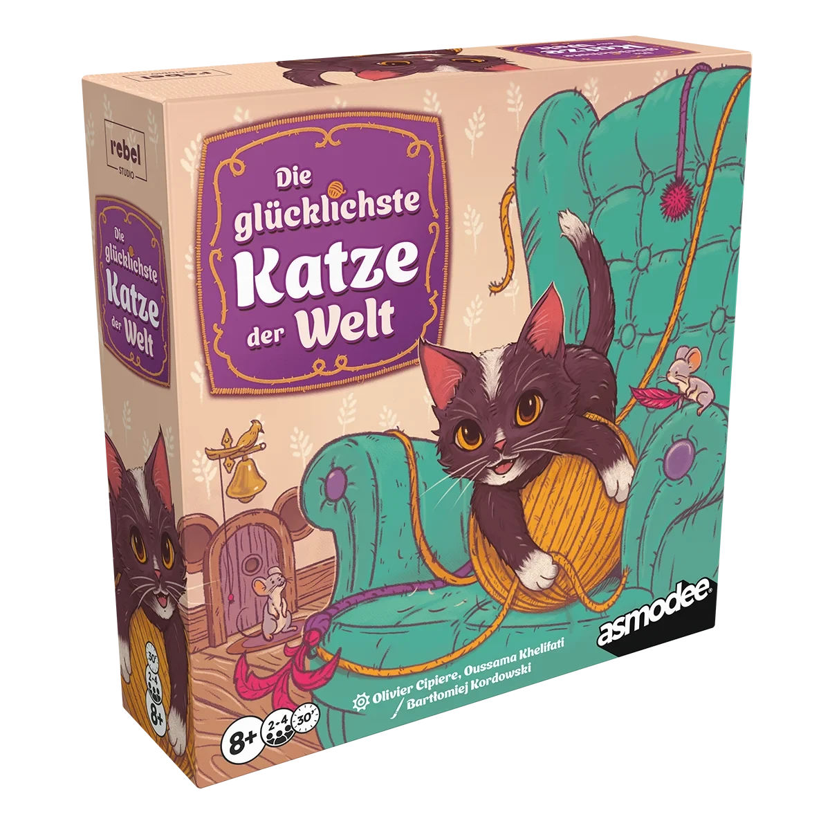 Die glücklichste Katze der Welt