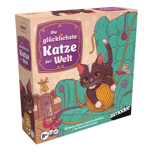 Die glücklichste Katze der Welt