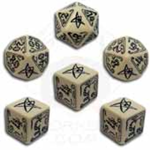 Cthulhu Würfelset Beige & Schwarz