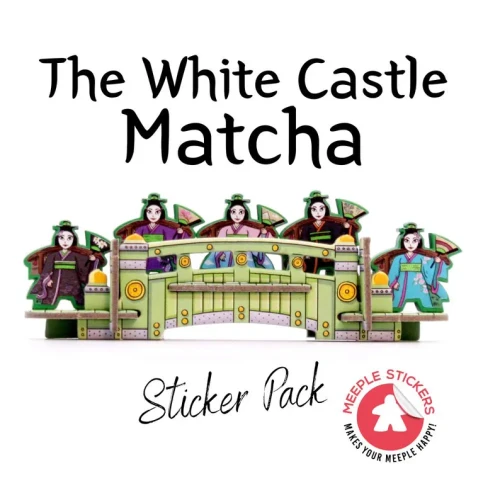 The white castle Matcha (Tee-Zeremonie) - Meeple Stickers