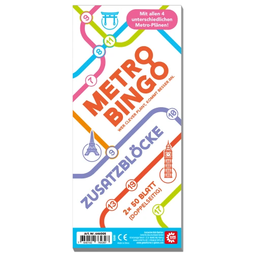 Metro Bingo - Ersatzblöcke (DE)