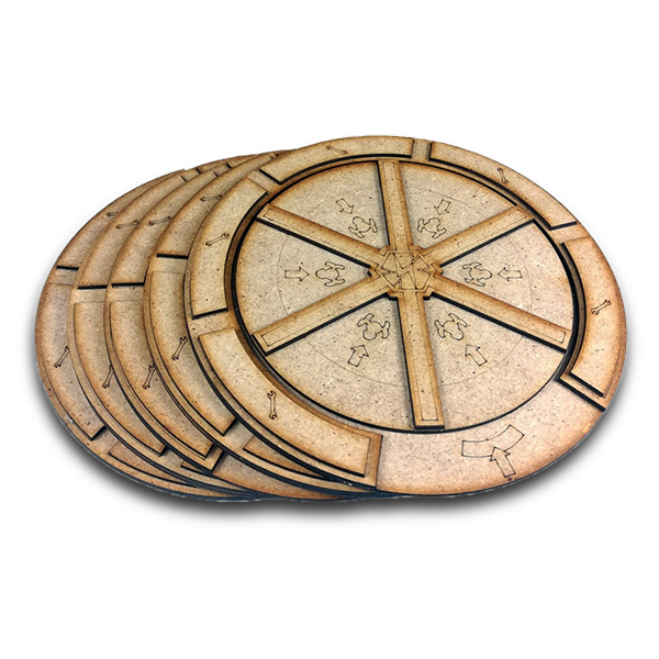 Barrage Wooden Wheels (4er- Set)