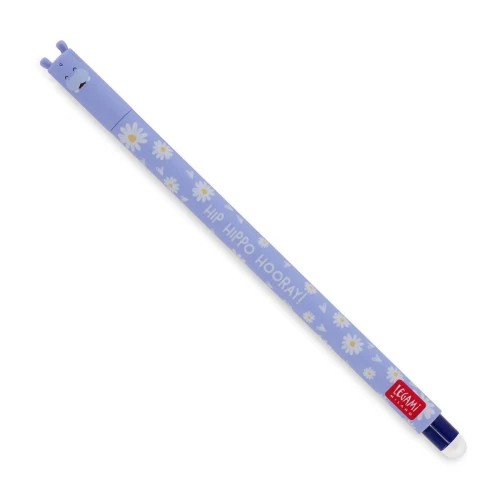 Legami Löschbarer Gelstift Hippo „Hip Hippo Hooray!“ - Erasable Pen