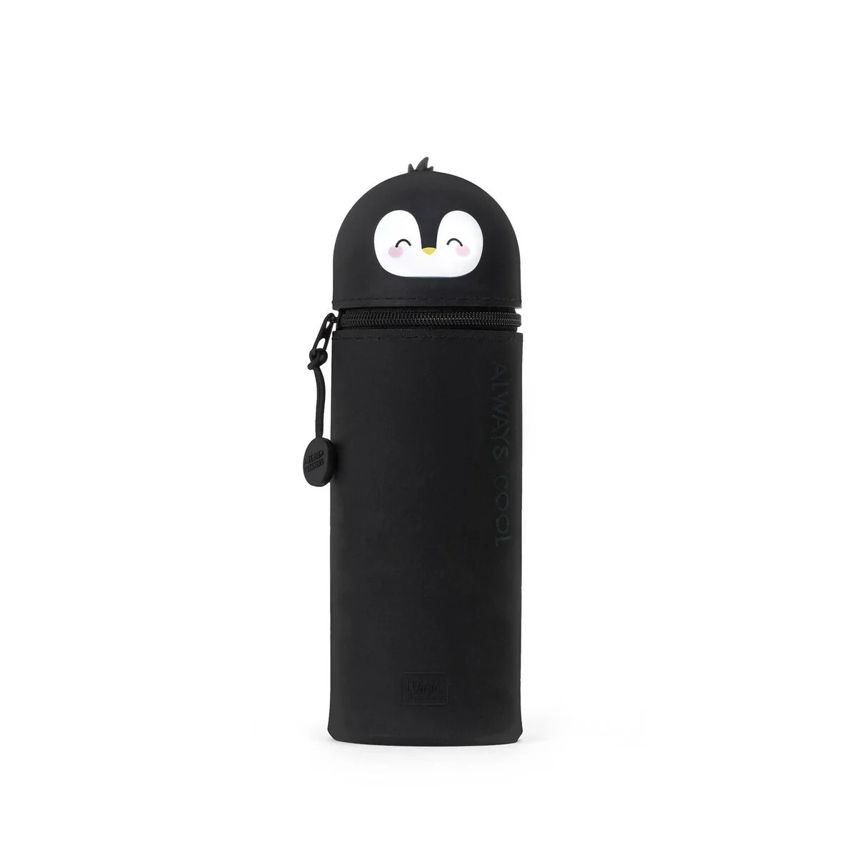 2-in-1-Federmäppchen aus Silikon Penguin „Always Cool“