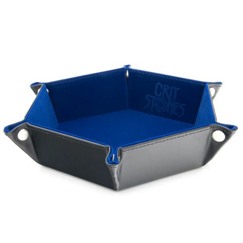 CritStones Foldable Dice Tray Blue (Würfelteller)