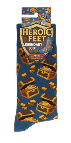 Legendary Loot Socks -  EU 39 - 42 - Heroic Feet Socken/Socks