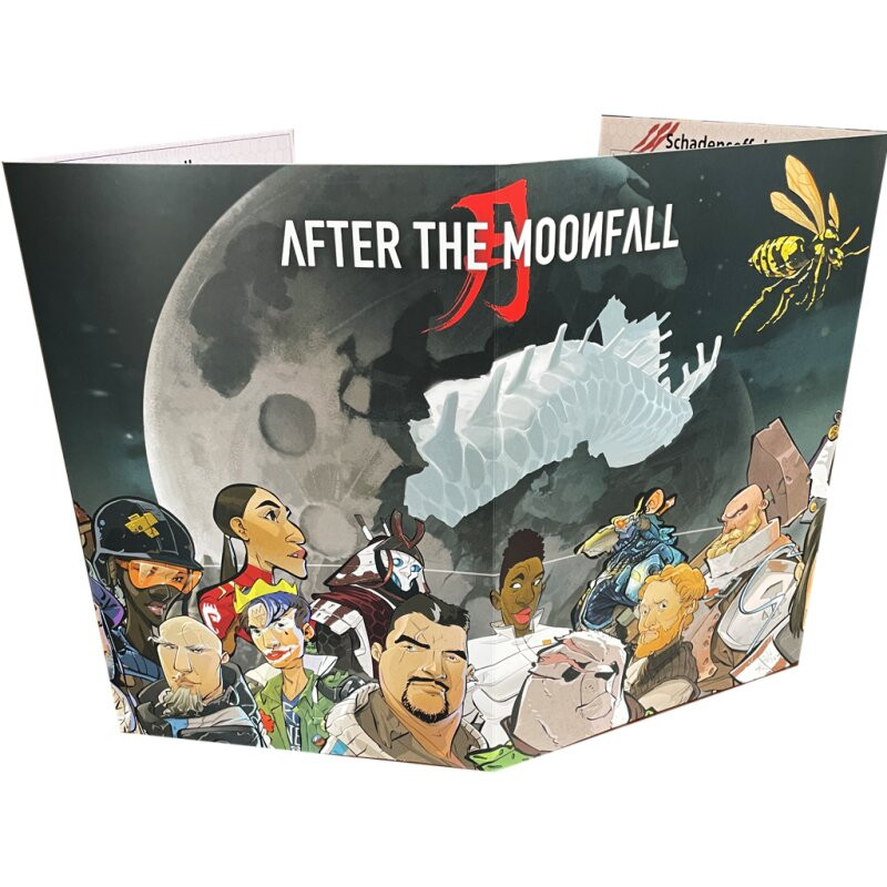 After the Moonfall RPG - Spielleiterschirm + Charakterbögen