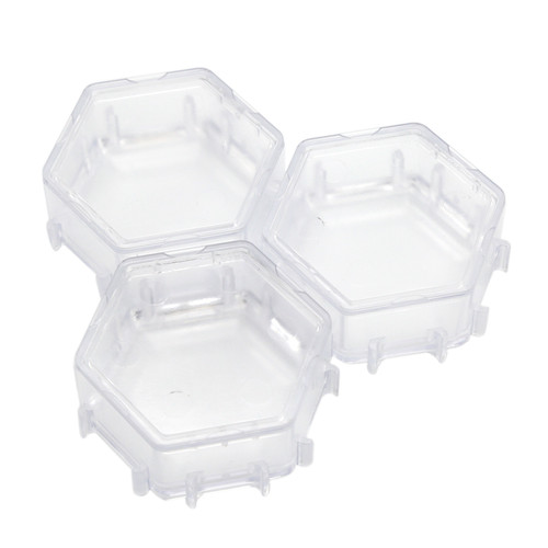 Eva & Adam CRYSTAL PALACE CLEAR Honeycomb Ressourcenschalen (3er-Set)